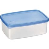 Sunware Club Cuisine Box - 2.5 Liter -  Transparant met blauw - 24 x 17 x 8.5 cm