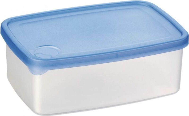 Sunware Club Cuisine Box - 2.5 Liter -  Transparant met blauw - 24 x 17 x 8.5 cm