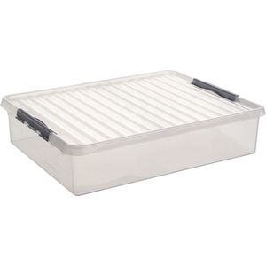 Sunware - Q-line Opbergbox - Transparant - Kunststof - 60 Liter