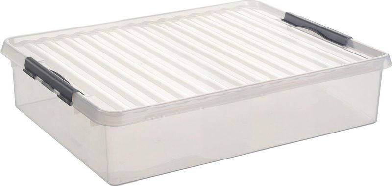 Sunware - Q-line Opbergbox - Transparant - Kunststof - 60 Liter