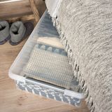 Sunware - Q-line Rollerbox - Opbergbox - Transparant - Kunststof - 60 Liter