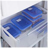 Sunware - Club Cuisine diepvriesdozenset set van 3 1,5L transparant blauw