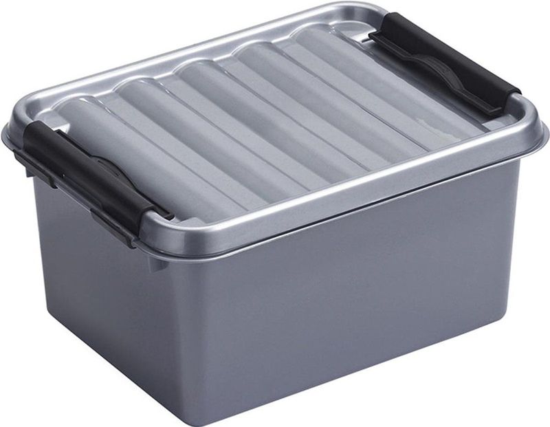 Sunware Q-Line - Opbergdoos - Grijs - Kunststof - 2 Liter