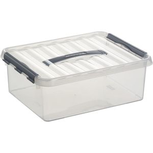 Aufbewahrungsbox - Silber - Q-line