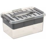 Aufbewahrungsbox - Silber - Q-line
