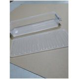 Sunware - Q-line opbergbox 2,5L transparant metaal - 38,8 x 14,2 x 6,5 cm