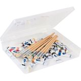 Sunware - Q-line opbergdoos 3,6L transparant - 29,5 x 24,5 x 5,5 cm