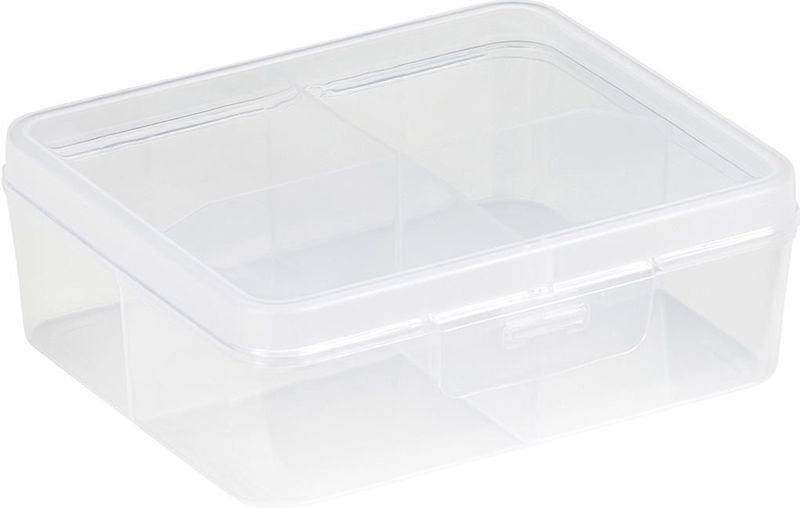 Sunware Q-Line Assortimentsdoos transparant - 4 vakjes