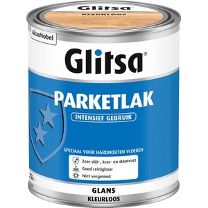 Glitsa Acryl Parketlak Glans - Transparant - 750 ml