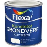 Flexa - Grondverf - Wit - 0,25 Ltr - Matte Hechtprimer Voor Kunststof