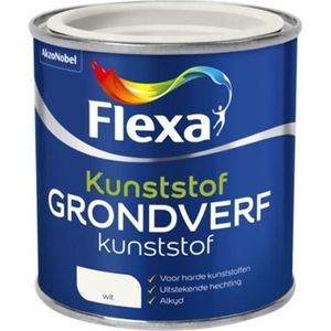 Flexa Kunststof Grondverf - Wit 250 ml | 8711113086158 | Verf