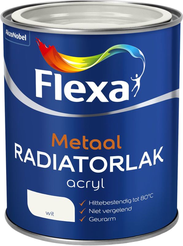Flexa - Radiatorlak - Glanzend - Waterbasis - Wit