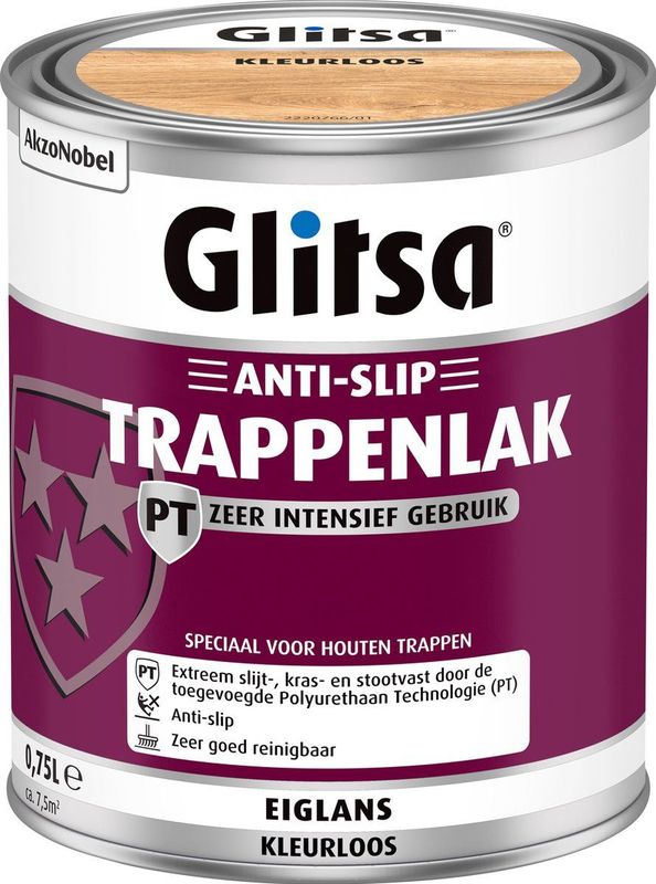 Glitsa - Trappenlak Antislip - 750 ML - Transparante Lak