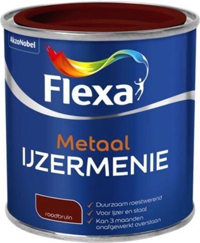 Flexa - Ijzermenie - Grondverf - Mat - Roestwerend - Binnen en Buiten