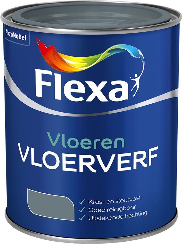 Flexa Vloerverf - Antraciet - 750 ml
