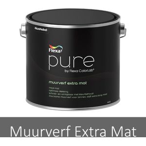 Flexa Pure Muurverf Extra MatMuurverf 2,5 LTR - Wit