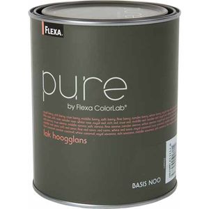 Flexa Pure Lak Hoogglans - 1 Liter - Kleur | 8711113095785 | Verf | Lakverf Binnen