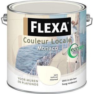 Flexa Couleur Locale Muurverf Ecosure Monaco 2.5 L 3075 Zacht Wit