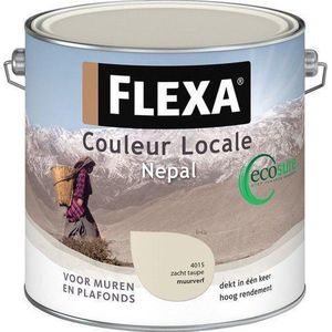 Flexa Couleur Locale Muurverf Ecosure Nepal 2.5 L 4515 Midden Taupe