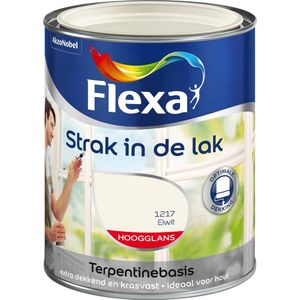 Flexa Strak In De Lak Hoogglans 1217 Eiwit 0,25 L