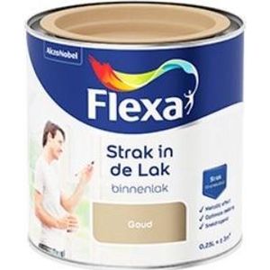 Flexa Strak In De Lak Zijdeglans Goud 250ml | Lak