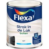 Flexa Strak in de Lak Zijdeglans - Buitenverf - Wit - 750 ml