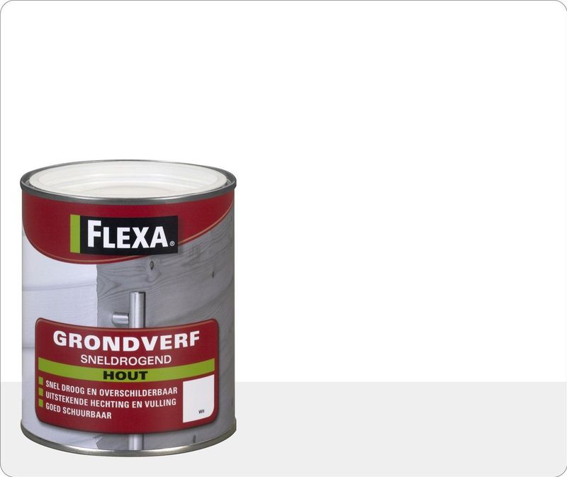 Flexa Grondverf Sneldrogend Wit 250 Milliliter