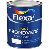 Flexa Sneldrogende Grondverf Hout - Wit - 750 ml