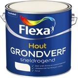 Flexa Sneldrogende Grondverf Hout - Wit - 750 ml