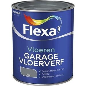 Flexa Garagevloerverf - Grijs Waterborne - 750 ml