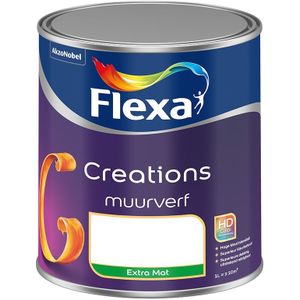 Flexa Flexa Creations Muurverf Extra Mat - Bright Skies 1 liter | 8711113104814 | Verf