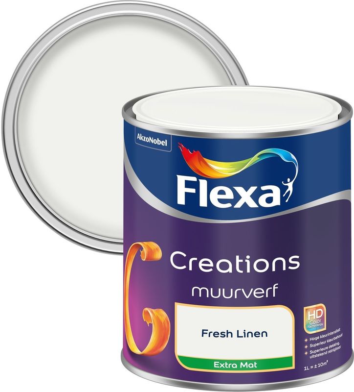 Flexa Creations - Muurverf Extra Mat - Fresh Linen - 1 liter