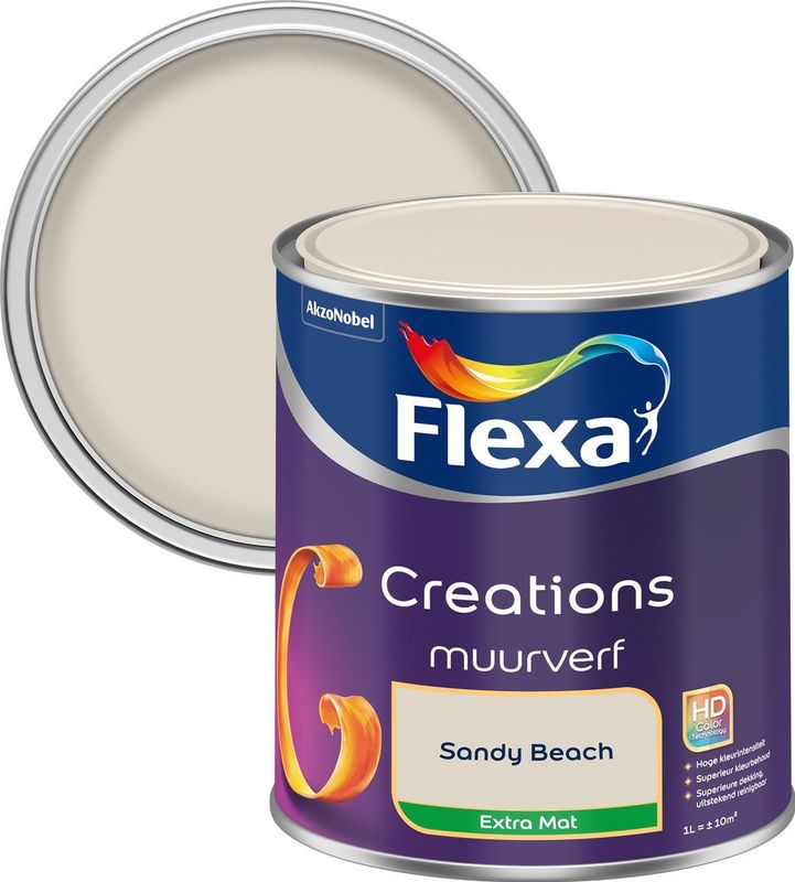 Flexa Creations - Muurverf Extra Mat - Sandy Beach - 1 liter