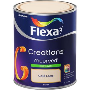 Flexa Creations - Muurverf Extra Mat - Cafe Latte - 1 liter
