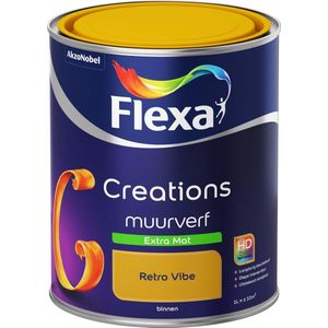 Flexa Flexa Creations Muurverf Extra Mat - Retro Vibe 1 liter | 8711113106139 | Verf