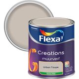 Flexa Creations - Muurverf Extra Mat - Urban Taupe - 1 liter