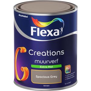 Flexa Muurverf Creations Extra Mat 3026 Spacious Grey 1l