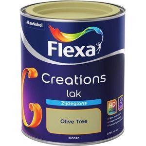 Flexa Creations Lak Zijdeglans - Olive Tree 750 ml | 8711113106832 | Verf