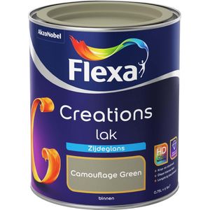 Flexa Creations - Lak Zijdeglans - Camouflage Green - 750 ml