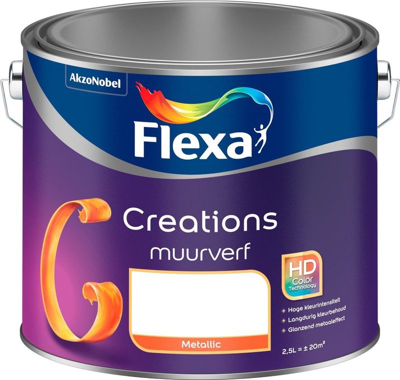 Flexa Creations - Muurverf Metallic - Touch Of Glamour - 1 liter