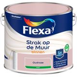 Flexa Strak op de muur Muurverf - Mat - Oudroze - Roze - 2,5 liter