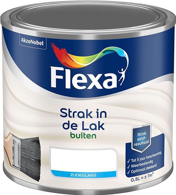 Flexa - Strak in de Lak - Buitenlak - Zijdeglans - Terpentinebasis