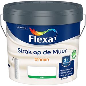 Flexa - Strak op de Muur - Muurverf - Matte - Oplosmiddelvrij - Voor Binnen