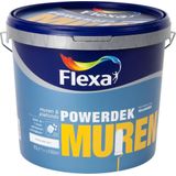 Flexa - Powerdek - Muurverf - Wit - Matte - Vochtregulerend