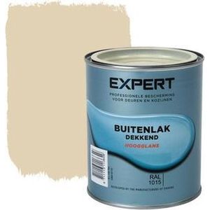 Expert Buitenlak Hoogglans - Aflak - Verf - Made by Sikkens - Ral 1015 - 0,75 L