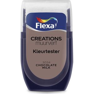 Flexa Creations - Muurverf - Kleurtester - 3034 Chocolate Milk - 30 ml