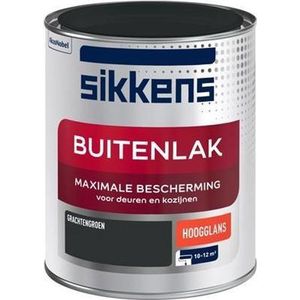 Sikkens Buitenlak Hoogglans Grachtengroen Q0.05.10 0,75 Liter