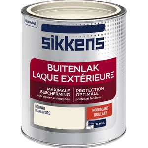 Sikkens Buitenlak Hoogglans - Ivoorwit - 750ml