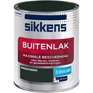 Sikkens Buitenlak Zijdeglans - Monumentengroen - 0,75L