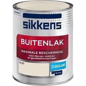 Sikkens Buitenlak Zijdeglans - RAL 9001 | 8711113124676 | Verf